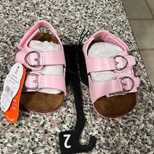 Brand new pink sandals